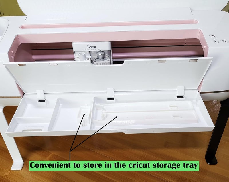 onten Extension Tray Compatible with Cricut Maker 4 / Maker3 / Maker and Explore Air 4 / Air 3 / Air 2 / Air, Cutting Mat Extender Support for Maker and Explore Air Series (White) - Image 5